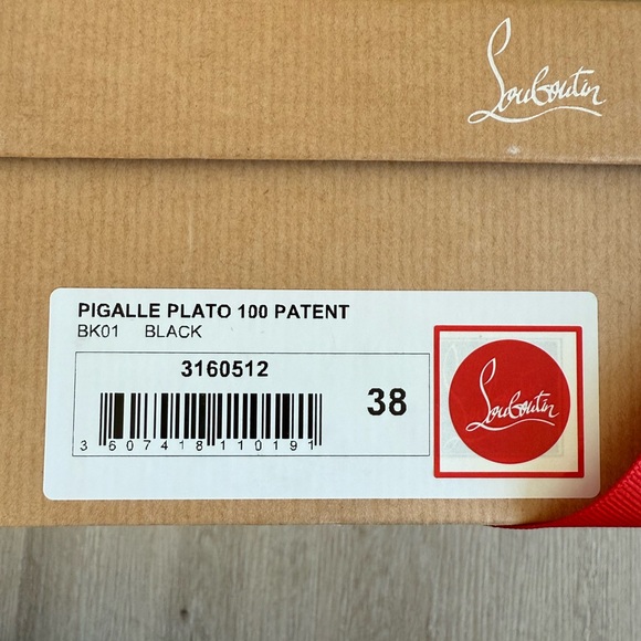 Christian Louboutin Black Patent Heels - Picture 2 of 8